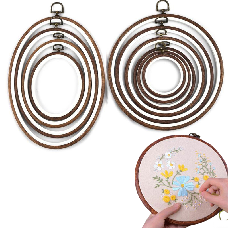 Embroidery Hoop Kit - 10PCS Alat Jahit Bingkai Sulaman Bulat