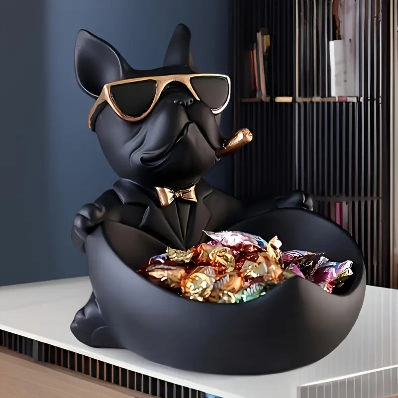 Art And Craft Sunglasses - Kotak Penyimpanan Patung Anjing Keren Kreatif,