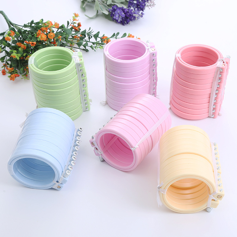 Embroidery Hoop Kit - DIY plastik ABS Hoops bordir bulat