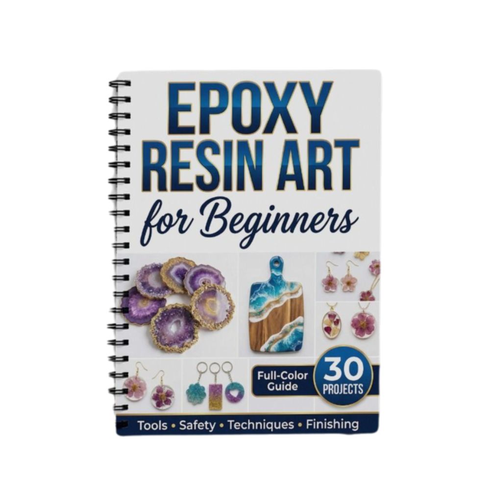 Art Craft Notebook - Buku Panduan Seni Resin Epoxy Langkah-demi-Langkah