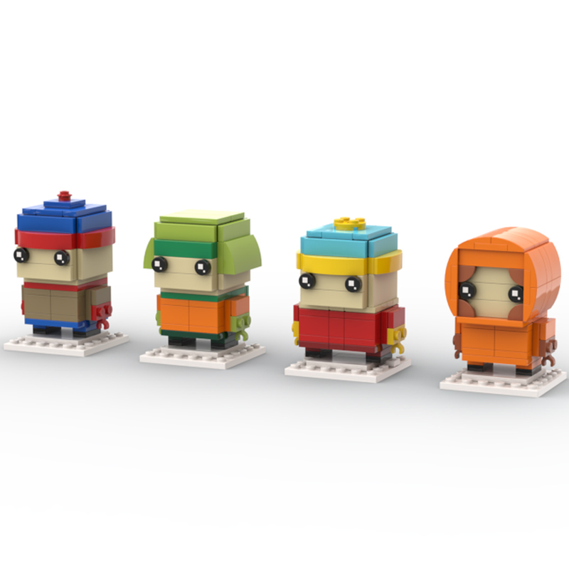 Art Craft Idea - 336pcs MOC South Park BrickHeadz Model