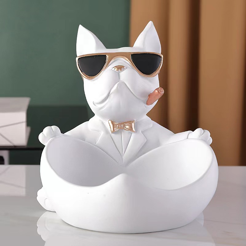 Art And Craft Sunglasses - Patung Anjing Keren Patung Bulldog Kotak