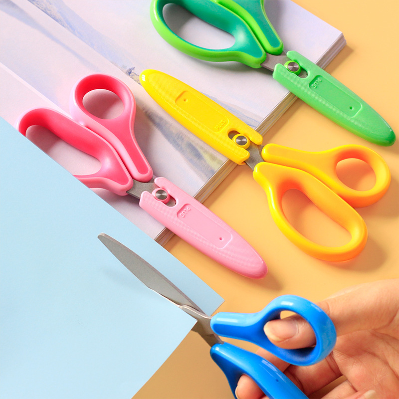 Art Craft Toddlers - Gunting Keselamatan Anak dengan Penutup Pelindung,