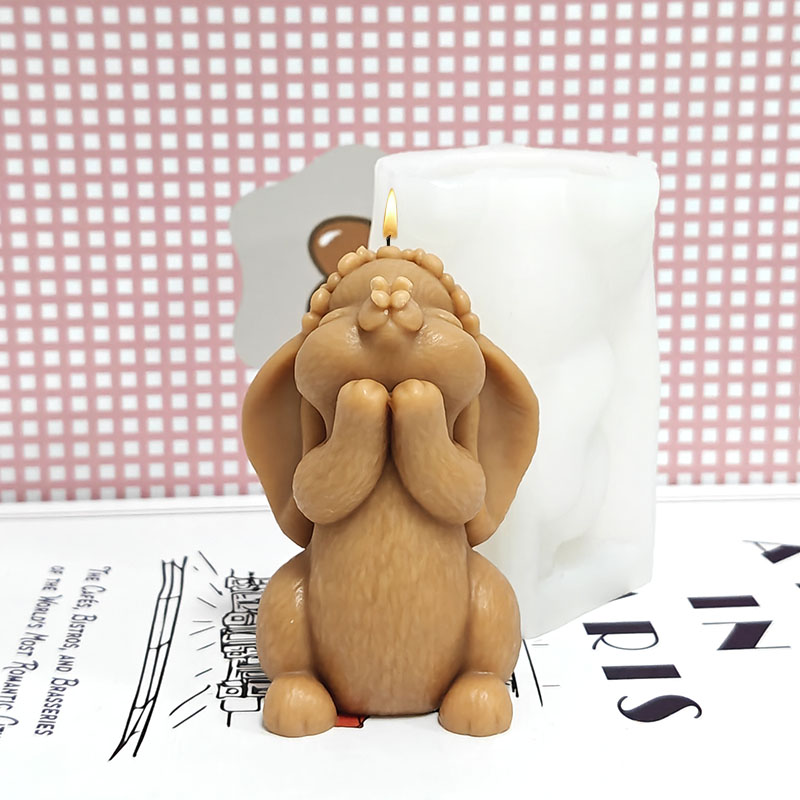 Art Craft Rabbit - Cetakan Lilin Kelinci Bertelinga Panjang untuk