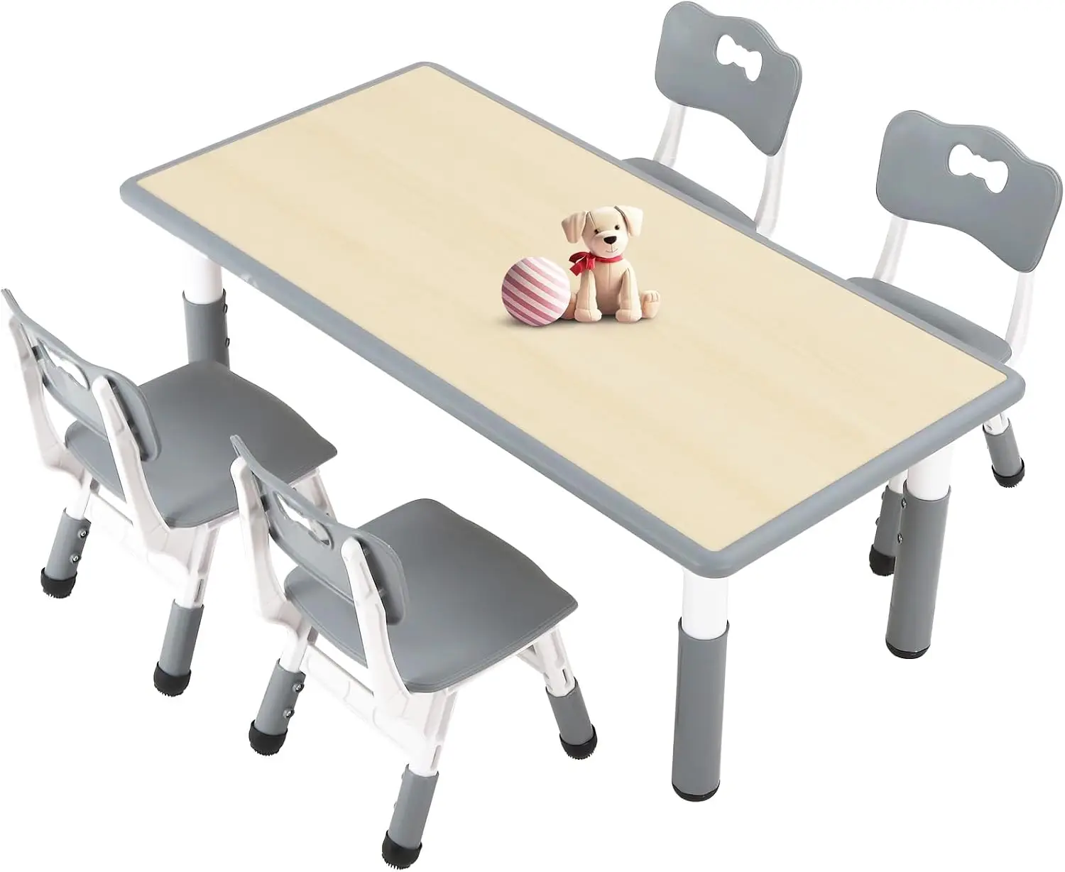 Art Craft Toddlers - Set Meja dan 4 Kursi Anak