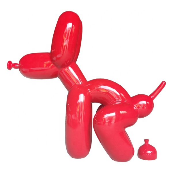 Art Craft Gallery - Patung Anjing Balon Popek Fiberglass Dekorasi