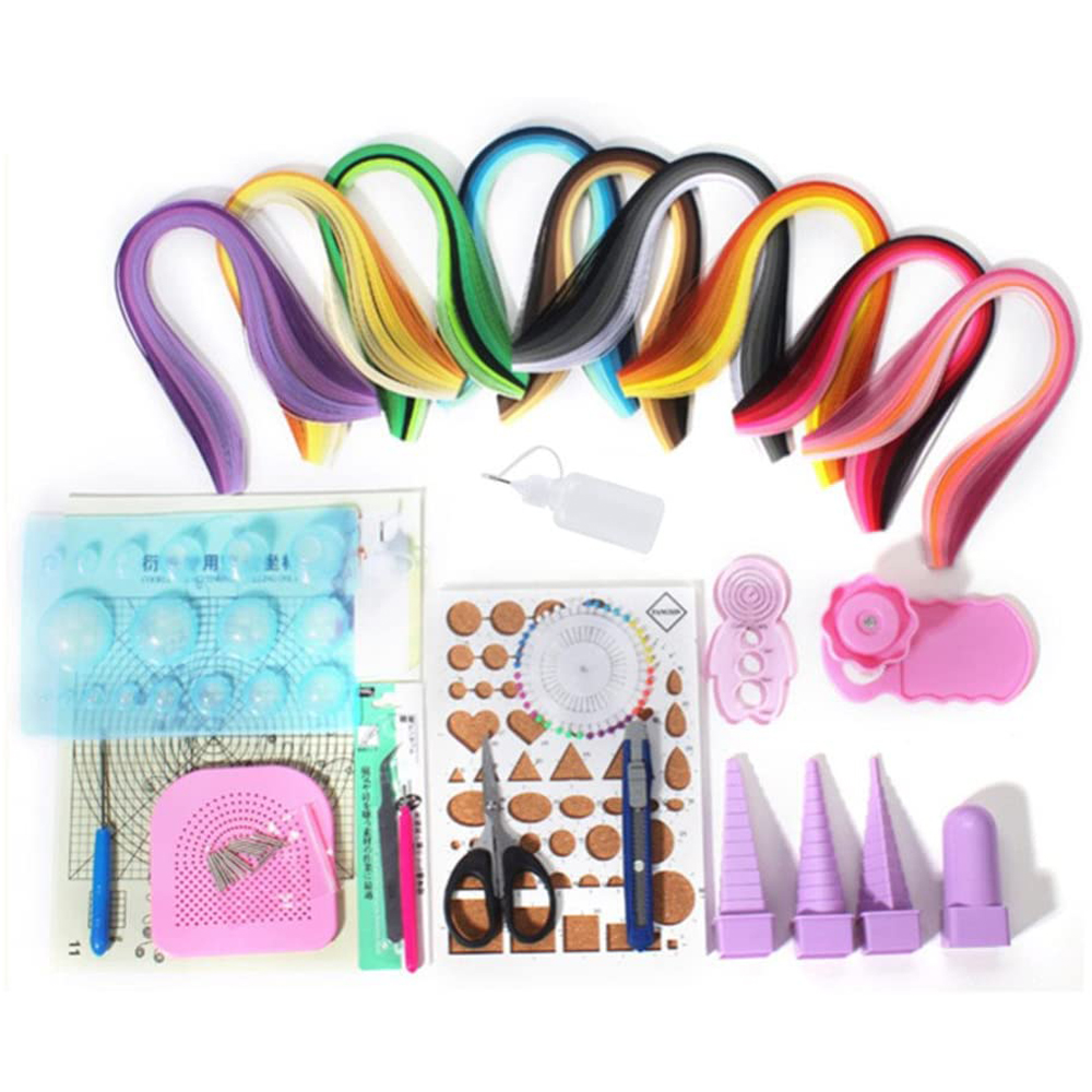Quilling Paper Strips - Kertas Quilling Set 18 Jenis Alat