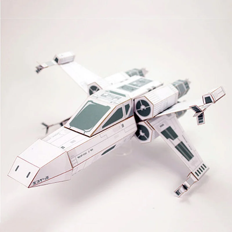 Art X Craft - X-WING Tempur Kertas Putih Model Mini