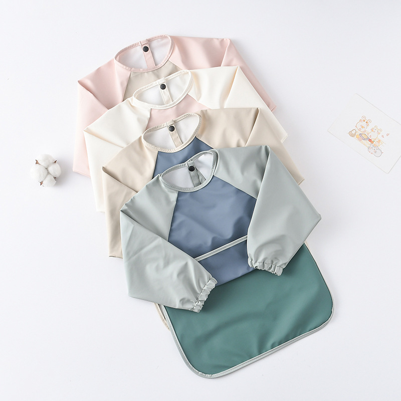 Celemek PU lengan panjang bayi - Art Craft Toddlers ulasan dan harga