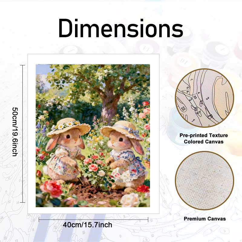 Kit Lukisan Dengan Angka untuk - Art Craft Rabbit ulasan dan harga