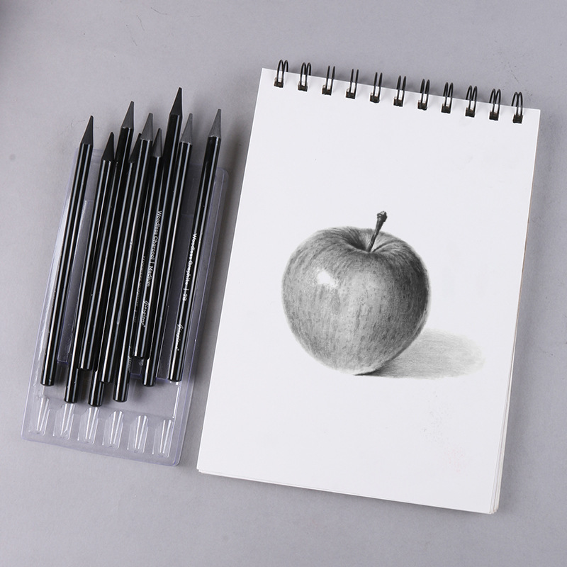 Set pensil karbon grafit bebas - Sketching Charcoal Set ulasan dan harga
