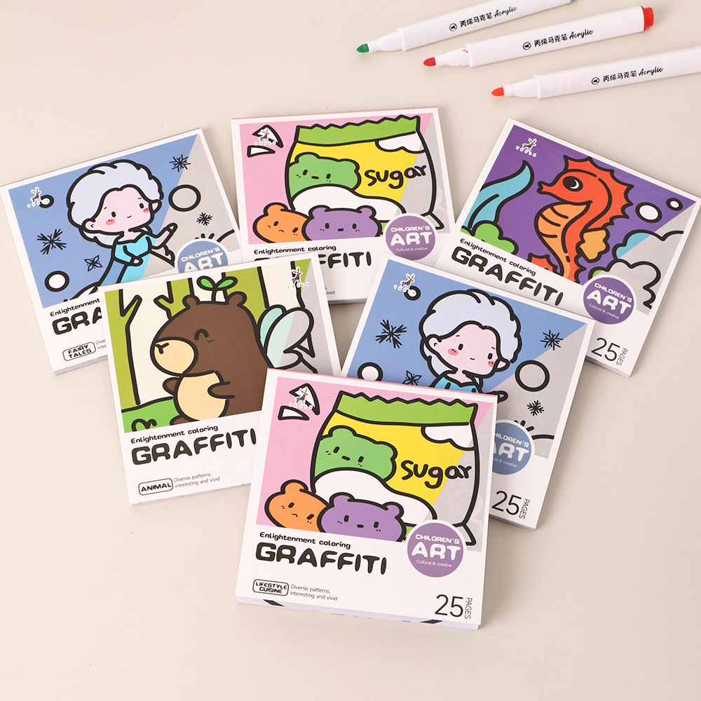Buku Mewarnai Kartun Praktis 2 - Art Craft Notebook ulasan dan harga