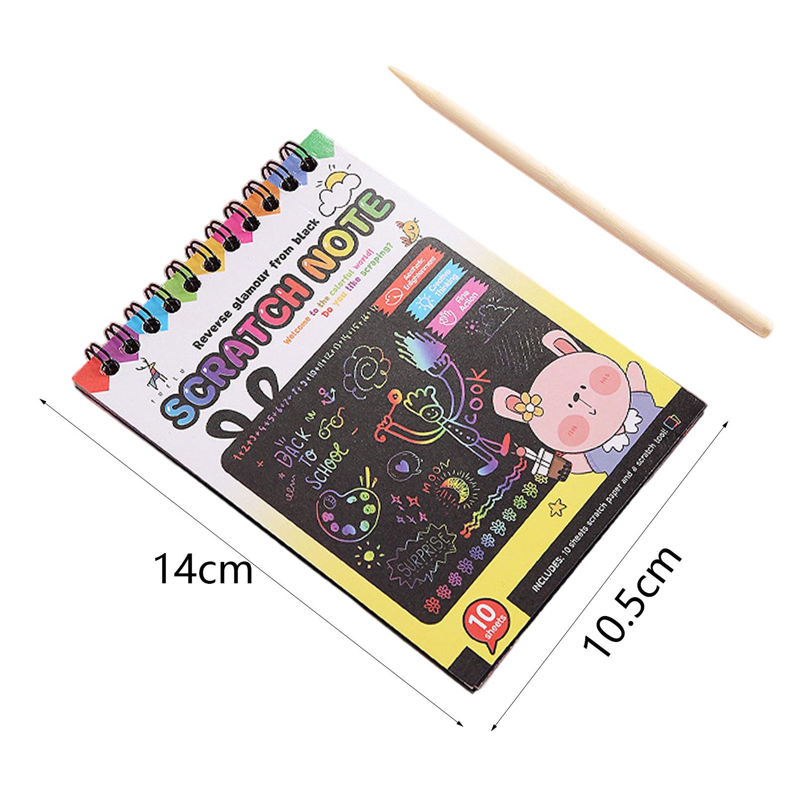 Buku Catatan Kertas Gores Krea - Art Craft Notebook ulasan dan harga