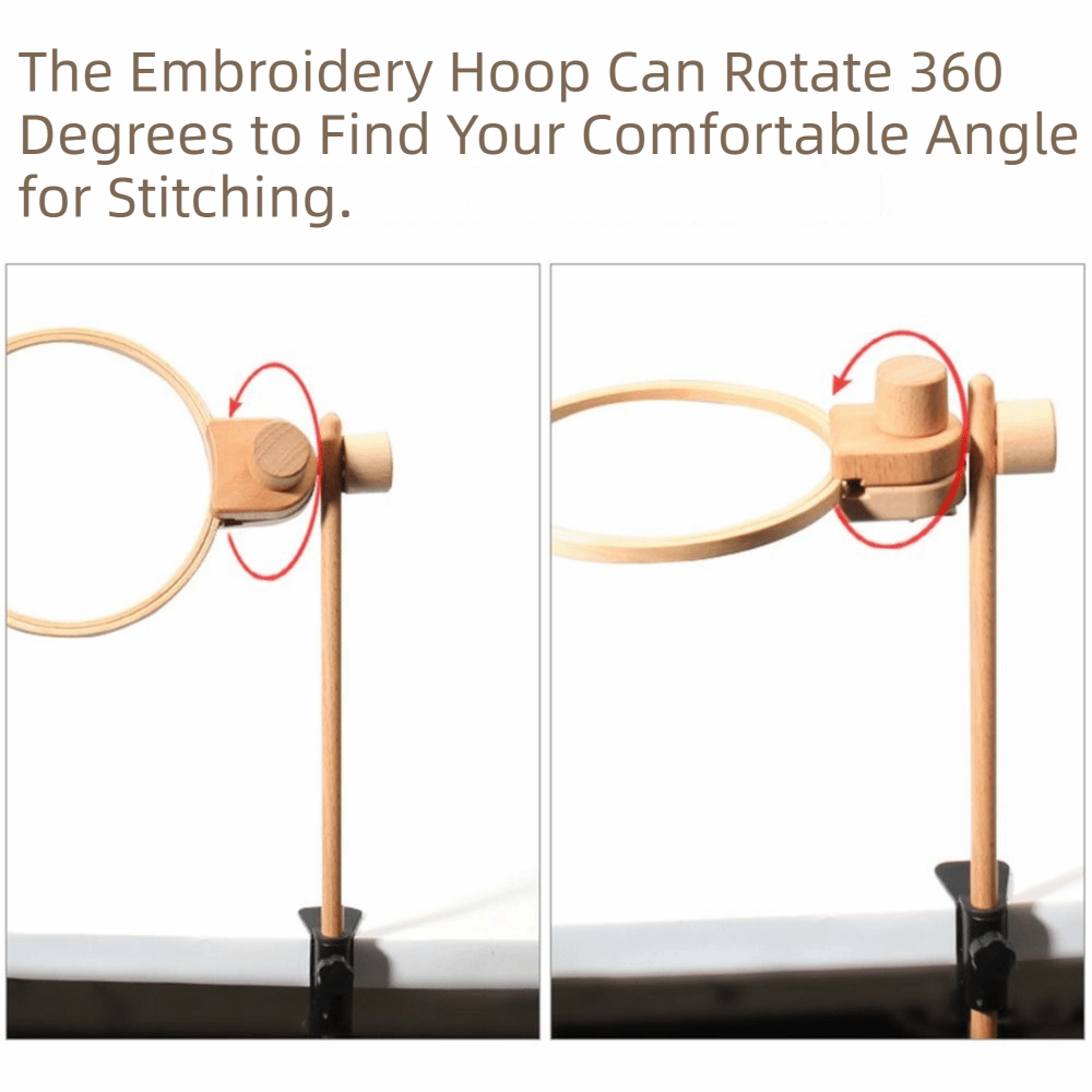 Penyangga Bingkai Bordir Kayu  - Embroidery Hoop Kit ulasan dan harga