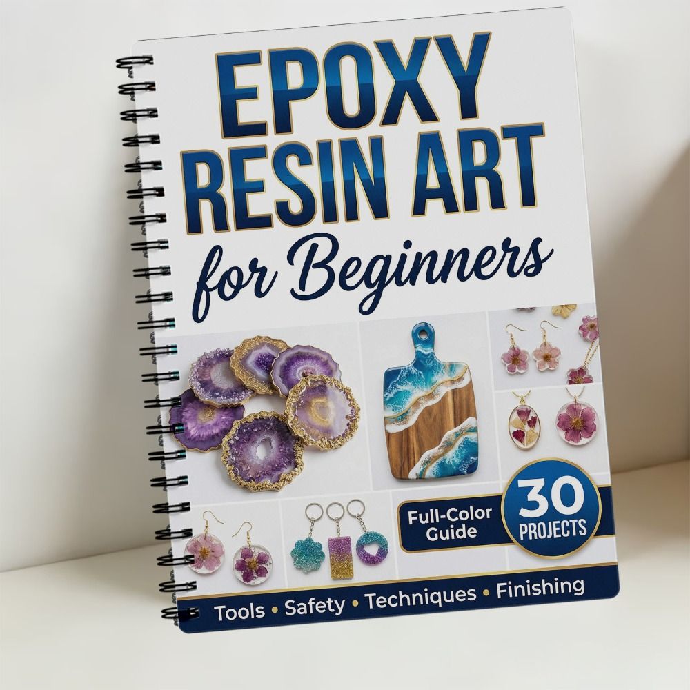 Buku Panduan Seni Resin Epoxy  - Art Craft Notebook ulasan dan harga