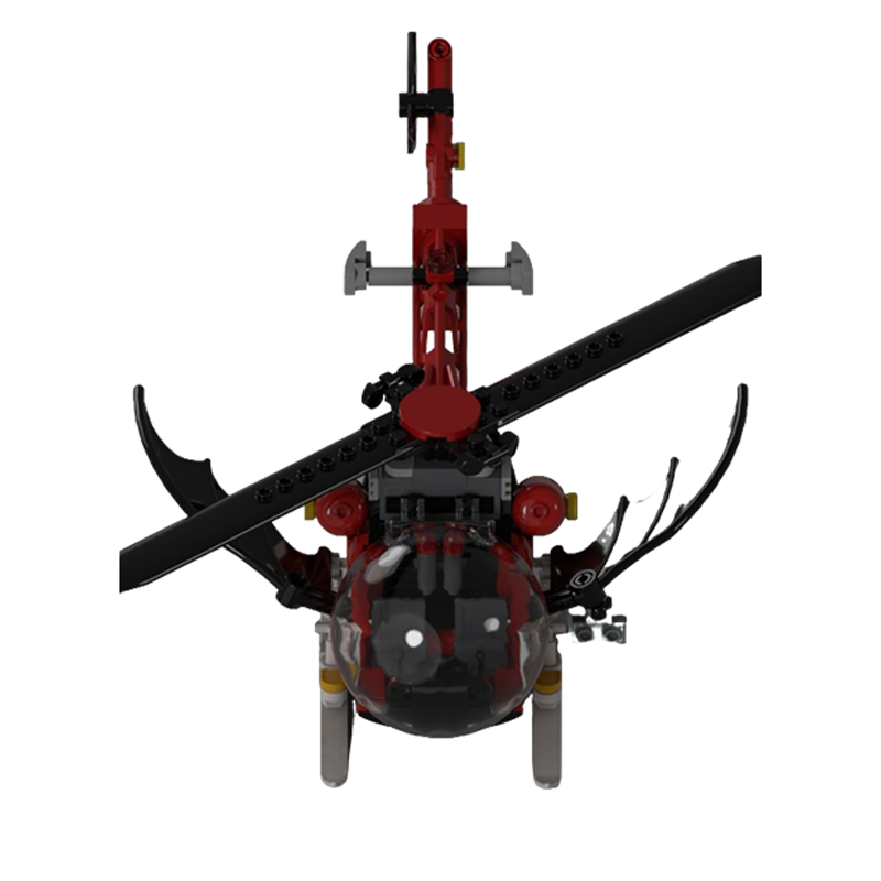 258pcs MOC 66 Batcopter Super  - Art Craft Idea ulasan dan harga