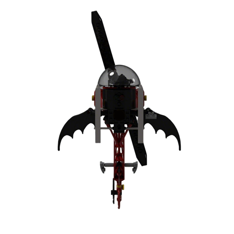 258pcs MOC 66 Batcopter Super  - Art Craft Idea ulasan dan harga