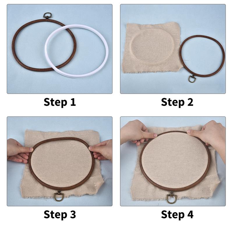 Alat Jahit Set Bingkai Sulaman - Embroidery Hoop Kit ulasan dan harga