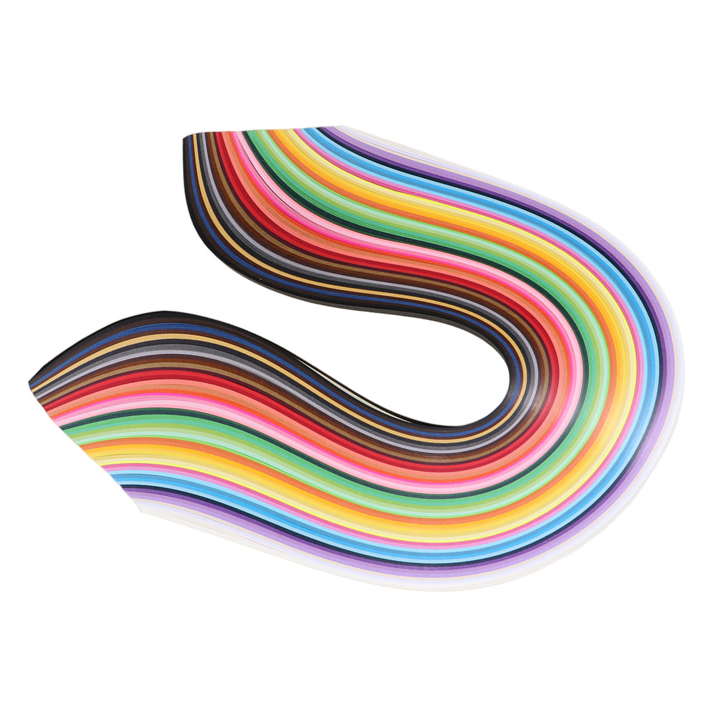 1000 Buah Strip Quilling Multi - Quilling Paper Strips ulasan dan harga