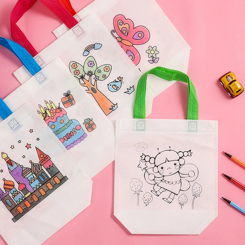 1-10 buah tas grafiti DIY set, - Art Craft Notebook ulasan dan harga