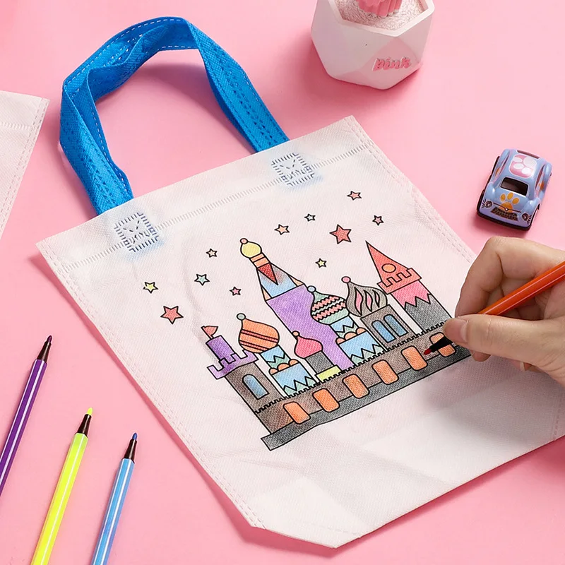 1-10 buah tas grafiti DIY set, - Art Craft Notebook ulasan dan harga
