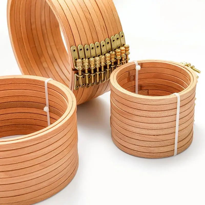 Kualitas Tinggi Kayu Beech Bor - Embroidery Hoop Kit ulasan dan harga
