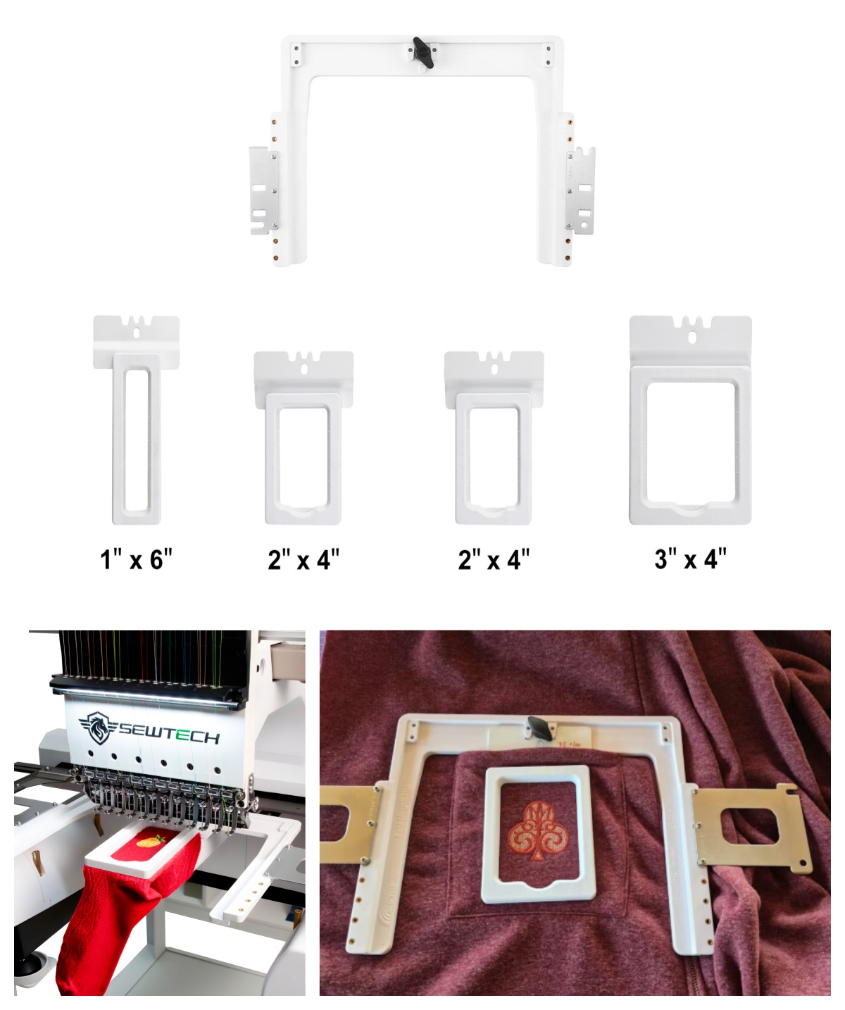 4/6/8in1s Kit Hoop Magnetik Un - Embroidery Hoop Kit ulasan dan harga