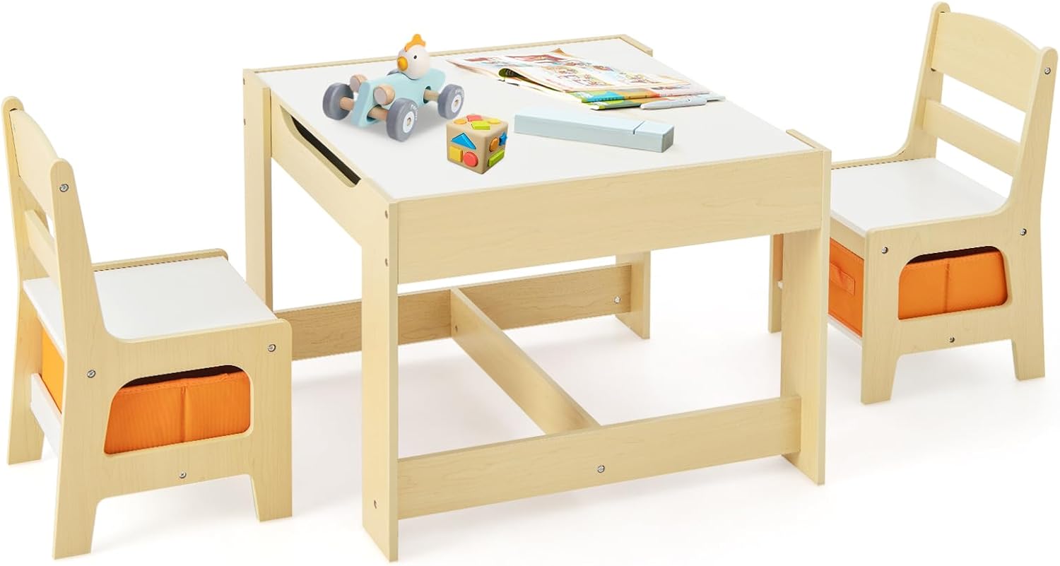 Set Meja dan Kursi Anak, 3 in  - Art Craft Toddlers ulasan dan harga