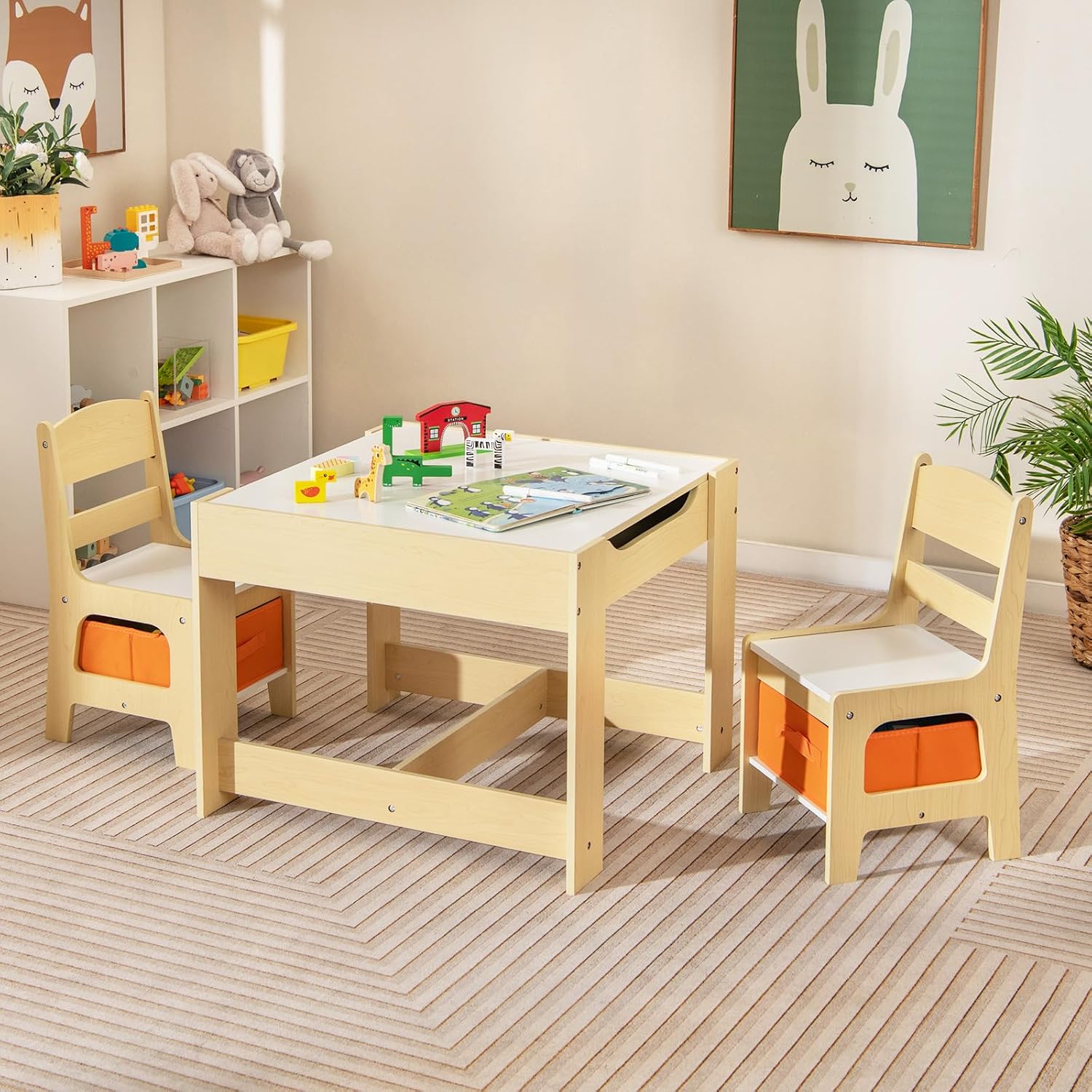 Set Meja dan Kursi Anak, 3 in  - Art Craft Toddlers ulasan dan harga