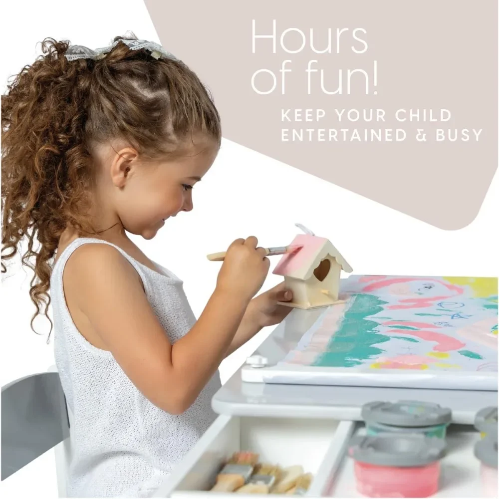 # Set Meja Seni Untuk Anak den - Art Craft Toddlers ulasan dan harga