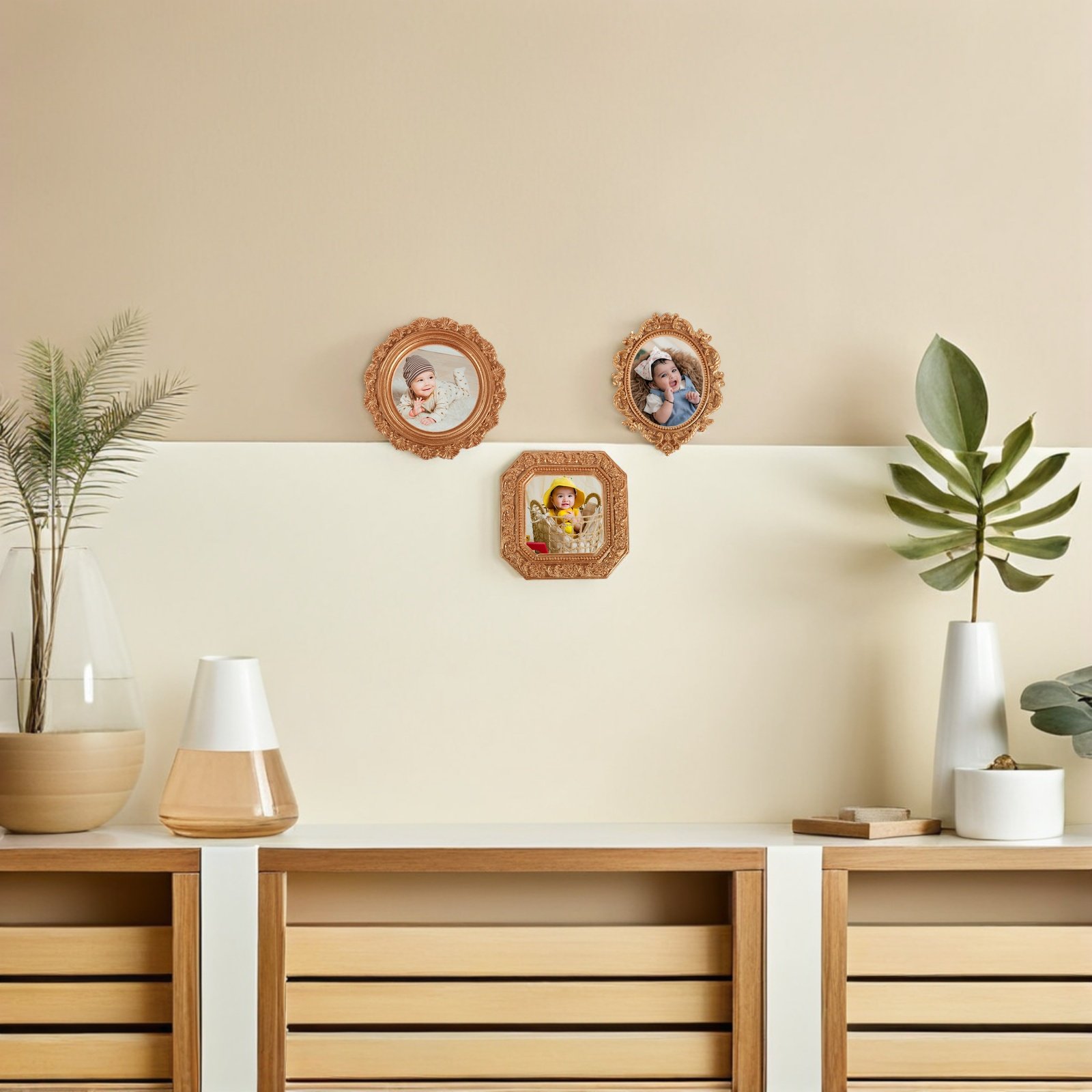 6Pcs Bingkai Foto Mini Vintage - Art Craft Gallery ulasan dan harga