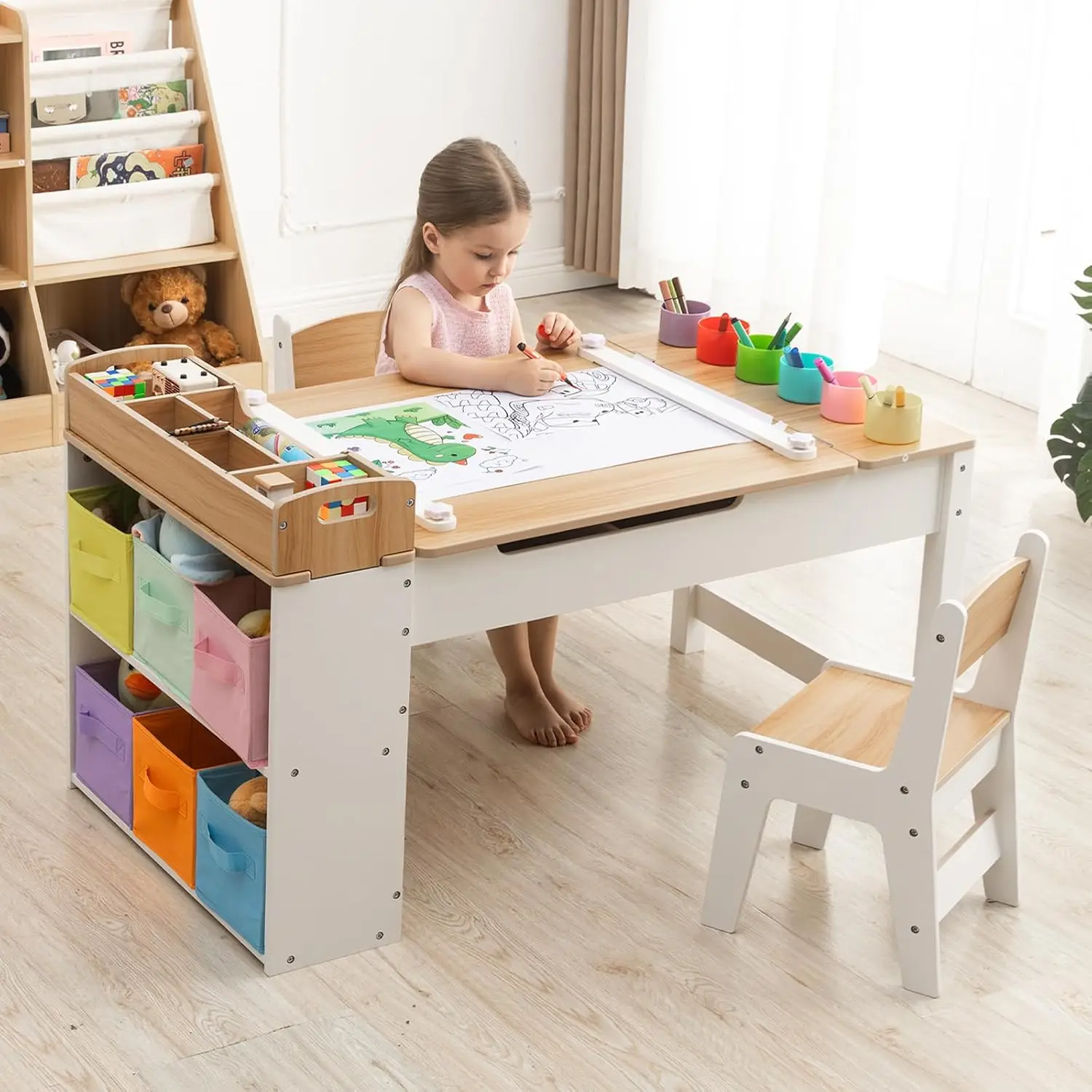 Set Meja dan Kursi Seni Anak d - Art Craft Toddlers ulasan dan harga
