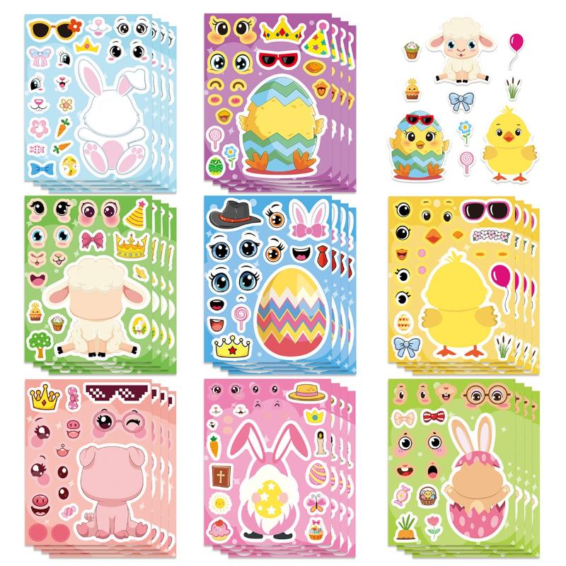 DIY Kartun Telur Paskah Lembar - Art Craft Easter ulasan dan harga