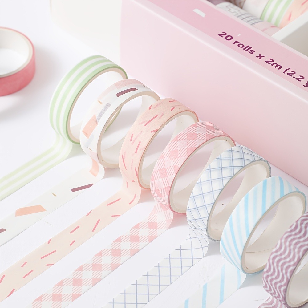 20 gulungan pita macaron, leba - Art Craft Notebook ulasan dan harga