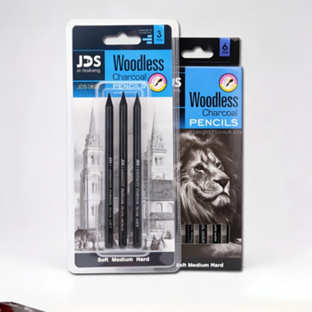 Pensil Arang Profesional Set L - Sketching Charcoal Set ulasan dan harga