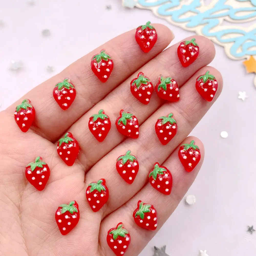 60 Buah Patung Stroberi Merah  - Art Craft Easter ulasan dan harga