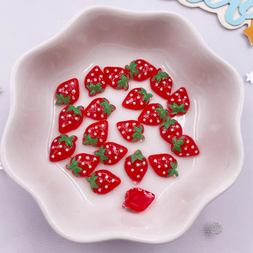 60 Buah Patung Stroberi Merah  - Art Craft Easter ulasan dan harga