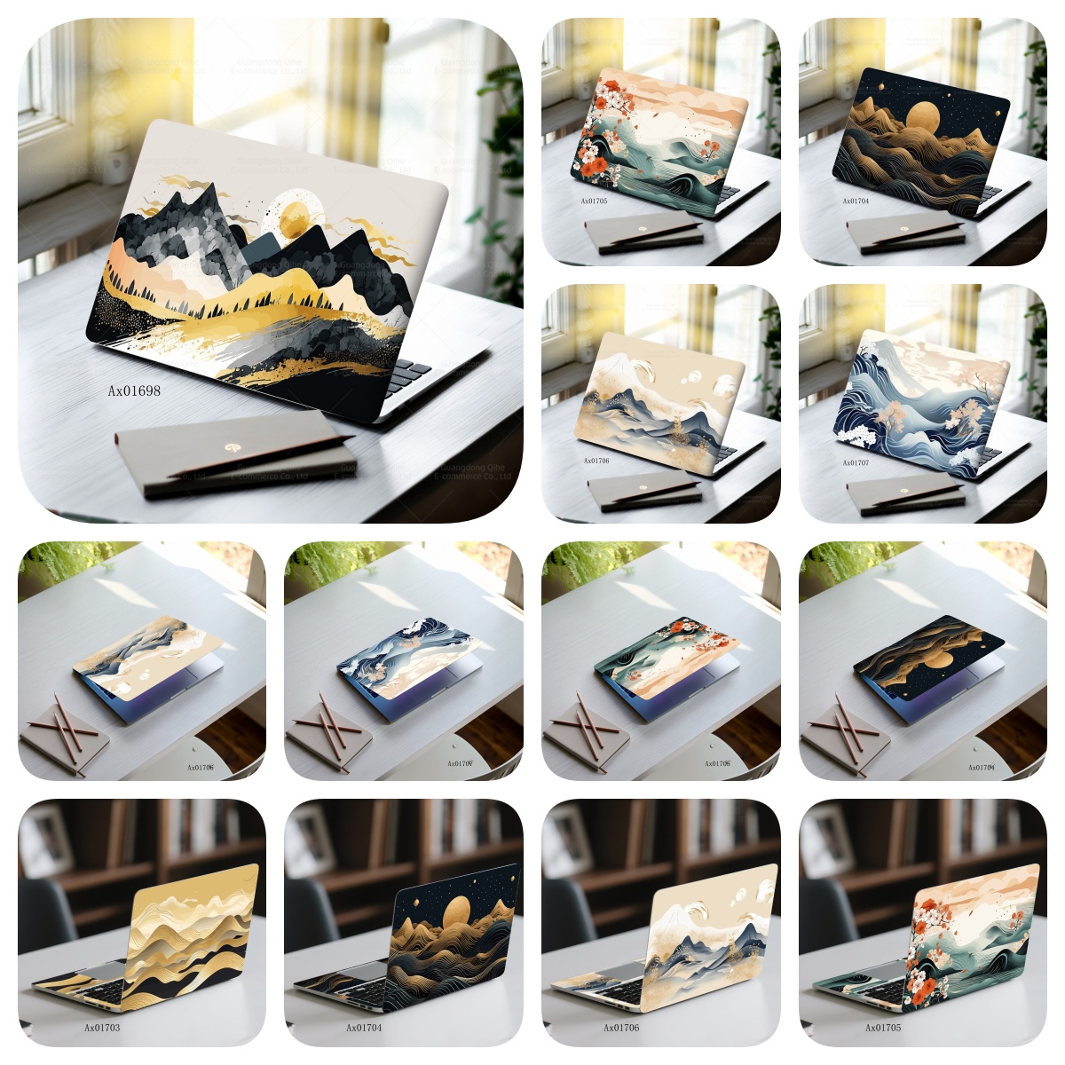 Stiker Laptop Minimalis Motif  - Art Craft Notebook ulasan dan harga