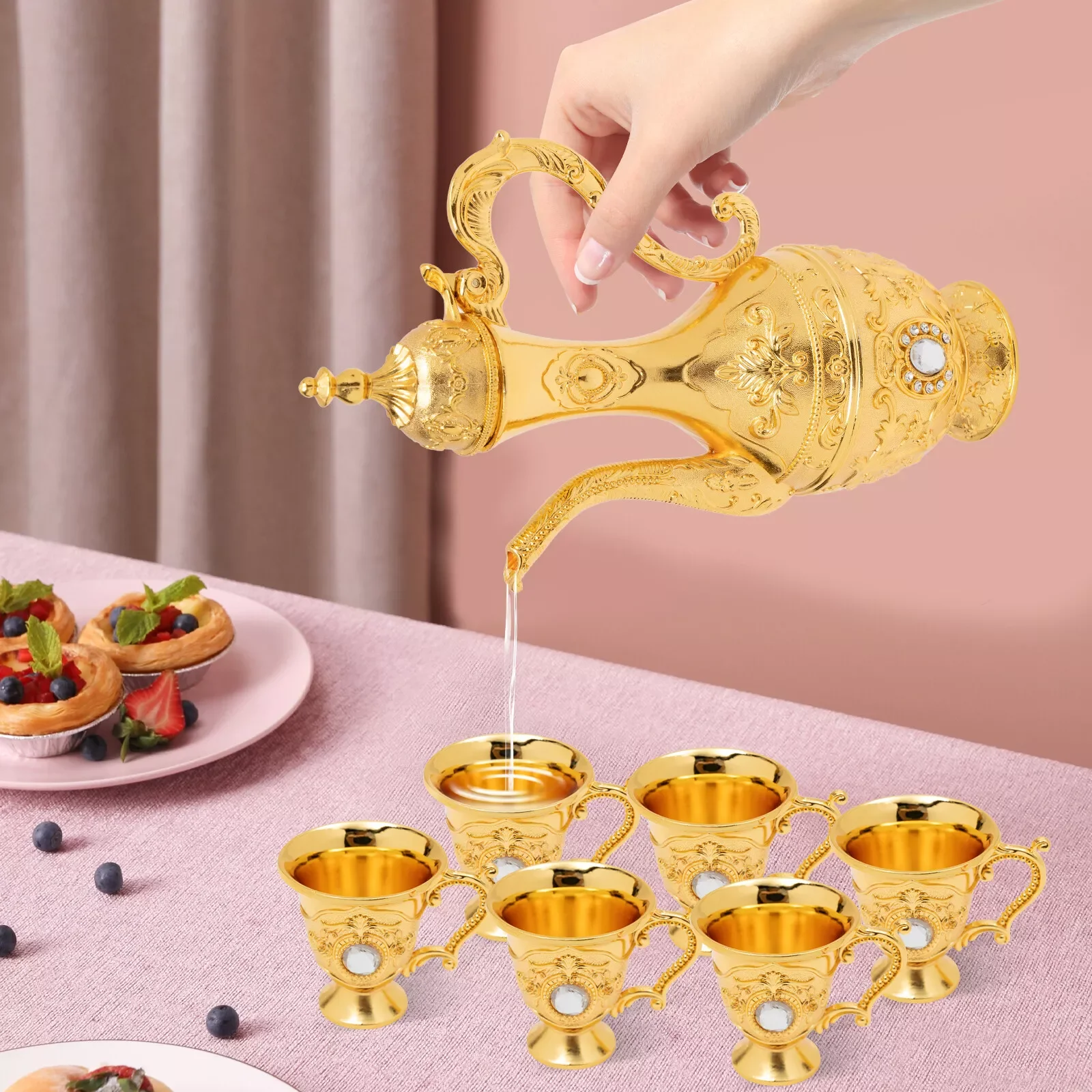 Set Teh Turki Eropa Kreatif Se - Art Craft Gallery ulasan dan harga