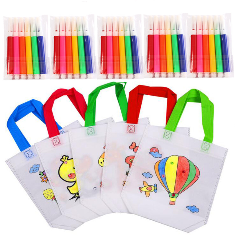 5 Set Tas DIY Graffiti dengan  - Art Craft Notebook ulasan dan harga