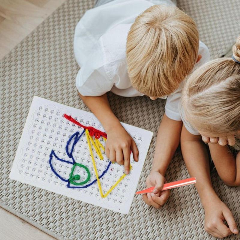 Papan benang untuk anak-anak w - Art Craft Toddlers ulasan dan harga