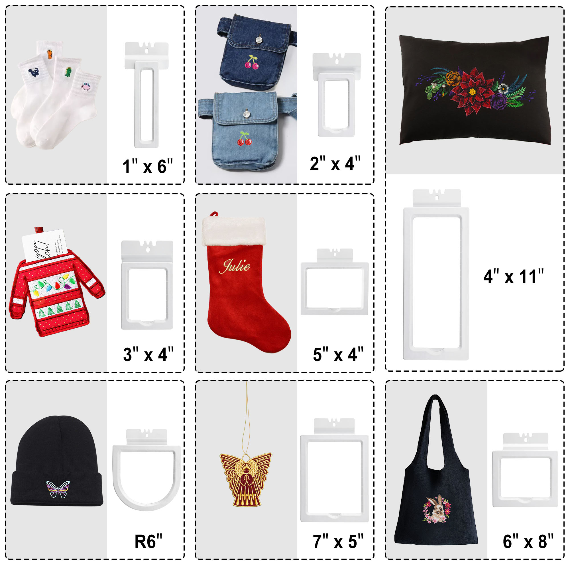Kit Bingkai Sulaman Magnetik R - Embroidery Hoop Kit ulasan dan harga