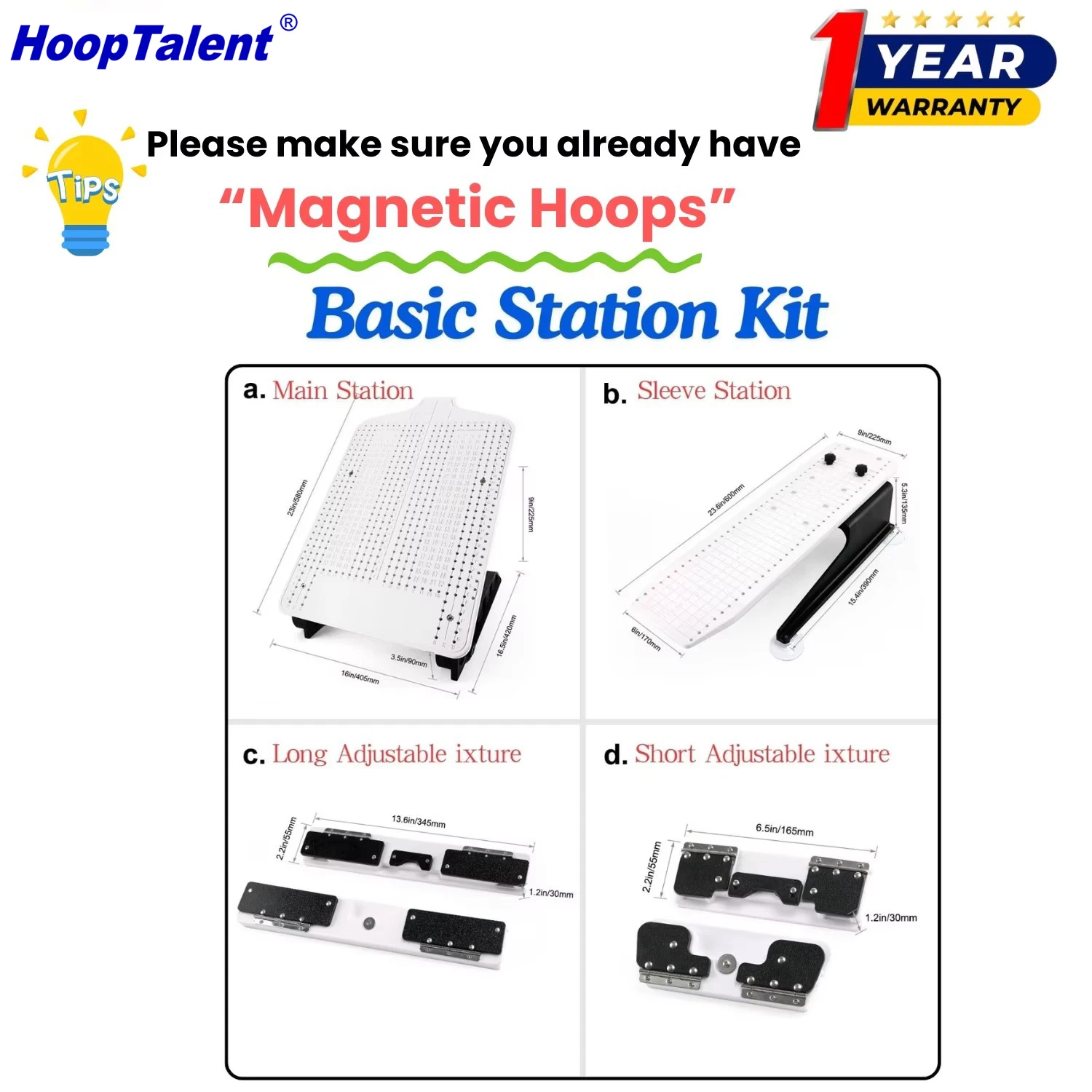 Kit Hooping Station untuk Mesi - Embroidery Hoop Kit ulasan dan harga
