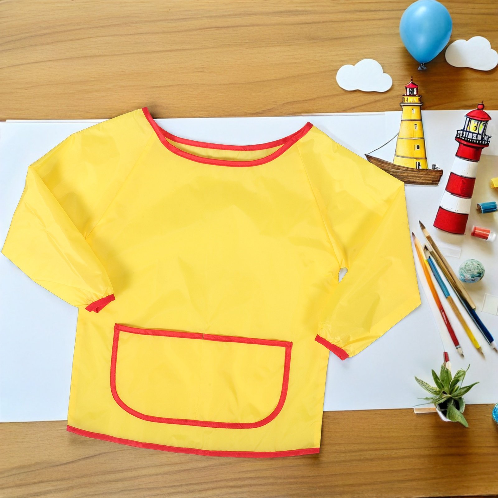Celemek Lukis Anti Air untuk B - Art Craft Toddlers ulasan dan harga
