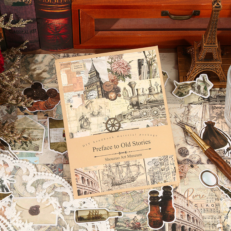100 Lembar Kertas Seni Vintage - Art Craft Gallery ulasan dan harga