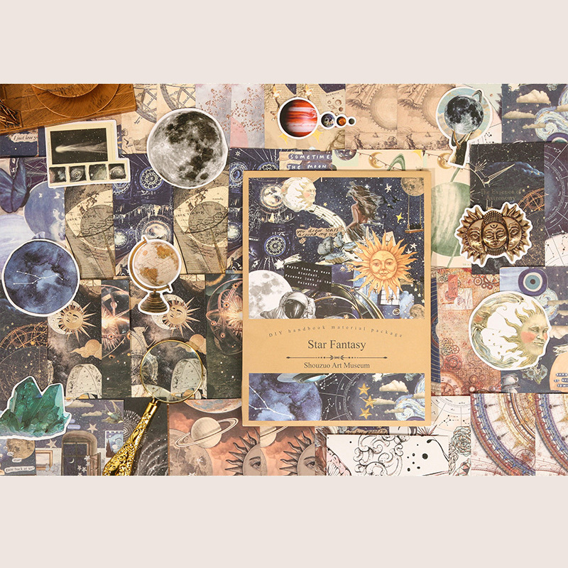 100 Lembar Kertas Seni Vintage - Art Craft Gallery ulasan dan harga