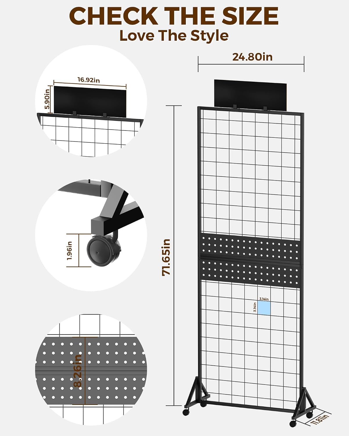 Stand Display Gridwall 3-in-1  - Art X Craft ulasan dan harga
