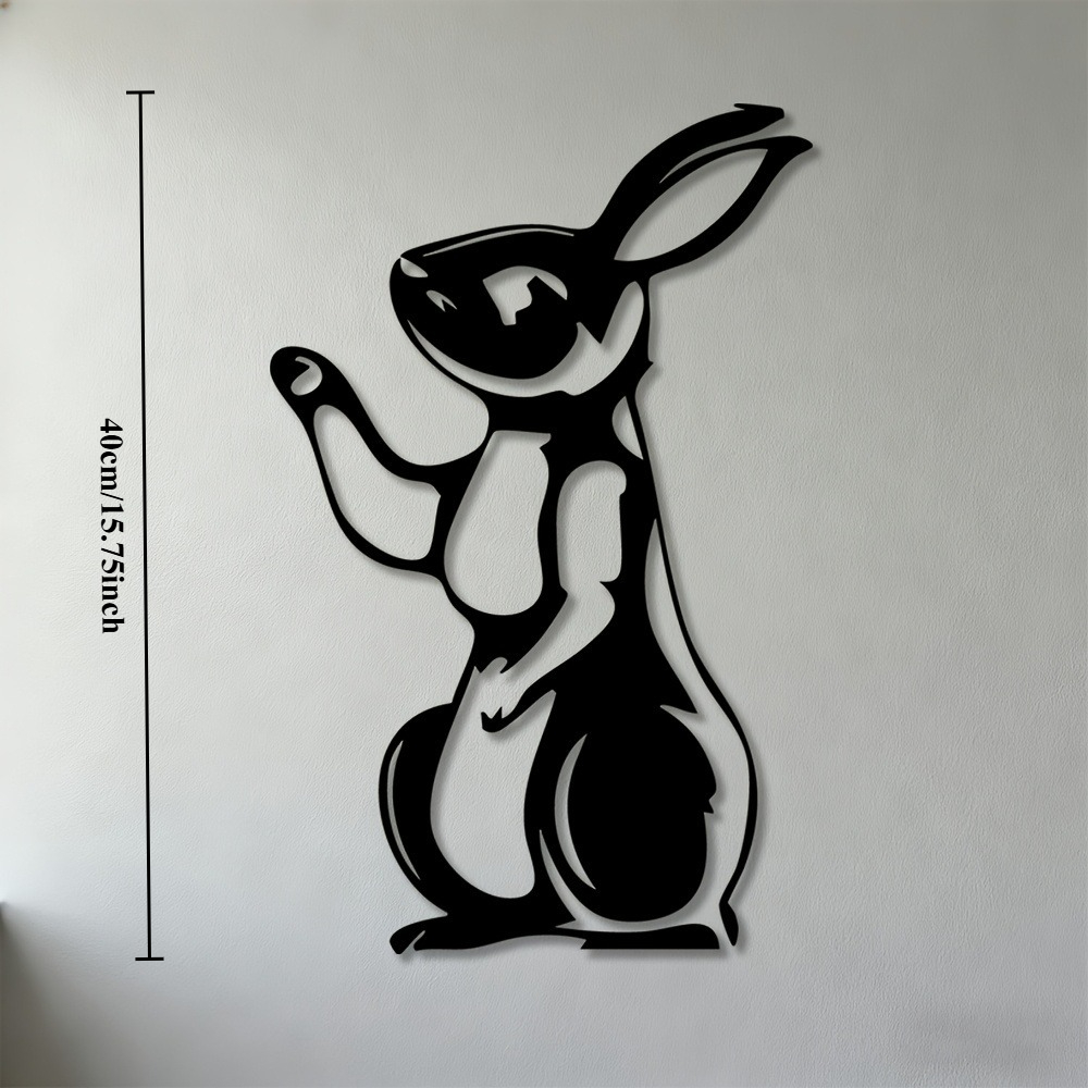 CIFBUY Hiasan Dinding Logam Mi - Art Craft Rabbit ulasan dan harga