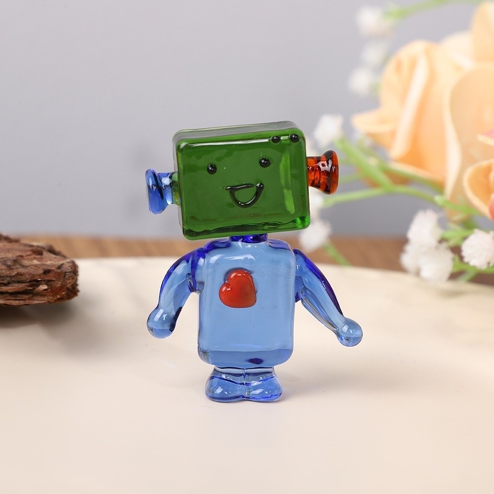 Ornamen Robot Wajah Unik Berwa - Art Craft Robot ulasan dan harga