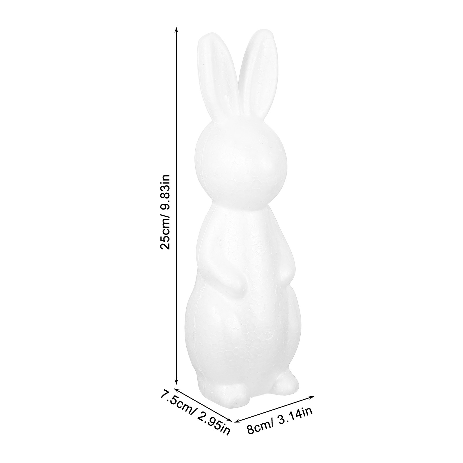 2 Buah Busa Bentuk Kelinci Put - Art Craft Rabbit ulasan dan harga